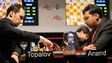 Ананд победи Топалов във втората партия и изравни