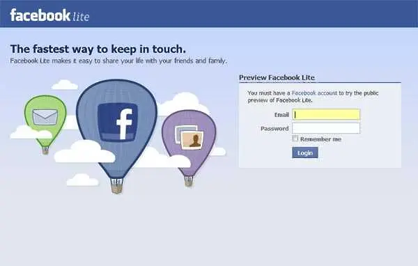 Facebook спря  Lite версията