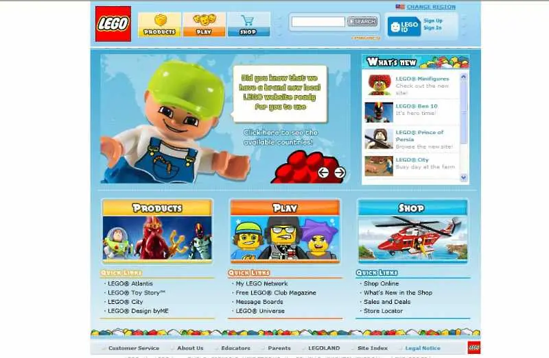 Вместо реклама „Лего” пуска игра в интернет