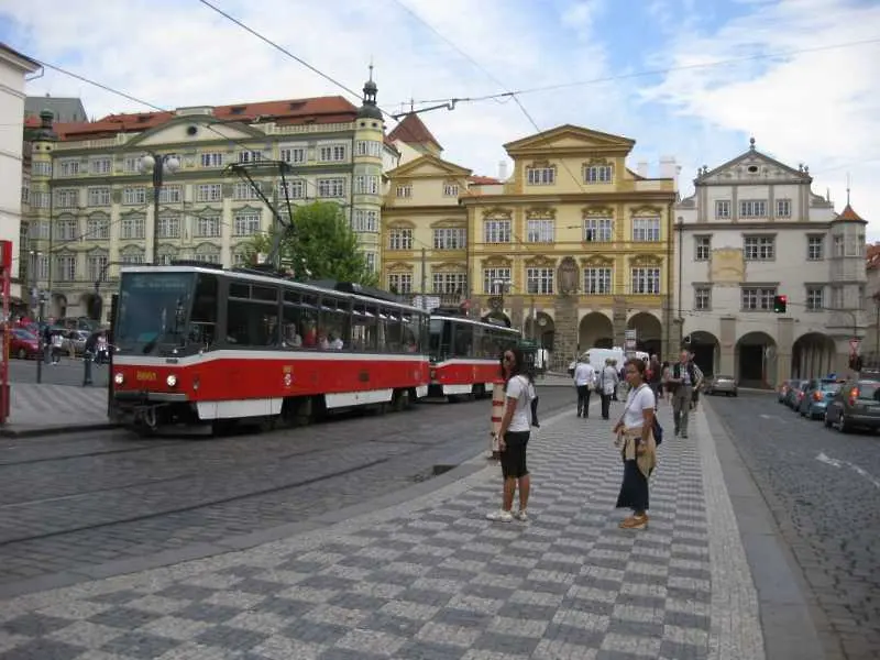 Трамвай – призрак летя по улиците на Прага