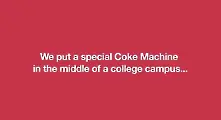 Coca-Cola сложи машина на щастието в английски университет
