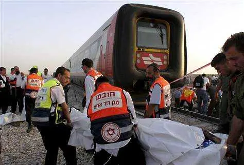 59 ранени при сблъсък между два влака в Израел