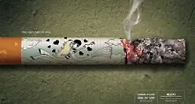 Външна реклама против тютюнопушенето