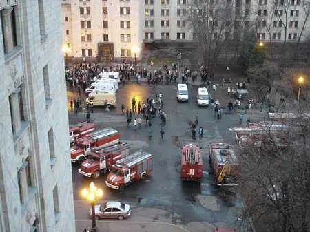 Пожар в центъра на Москва, 7 загинали