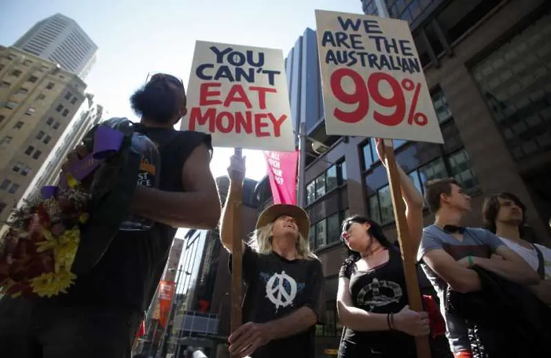 Окупирай Сидни - протест срещу корпоративната алчност