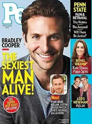 Брадли Купър - най-секси мъж на планетата в ежегодната класация на People 