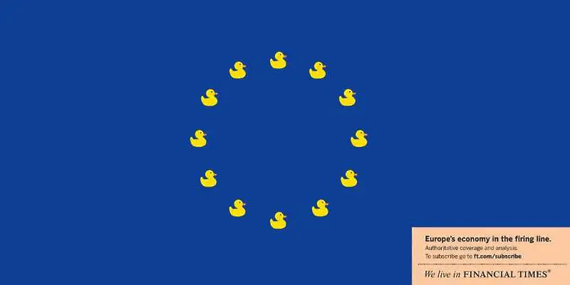 Еврозоната e мишена в реклама на Файненшъл таймс