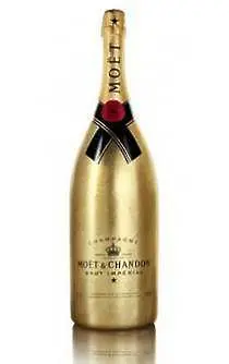 Шампанско в златна бутилка - новото бижу на Moët & Chandon