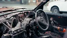 Автомобил горя във Владая  
