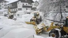 Снежната покривка в Австрия достигна 1,2 метра
