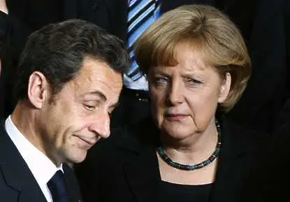 Меркел и Саркози на първо заседание за годината