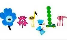 Честита пролет от Google Doodle
