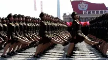 Военният парад в Северна Корея в снимки