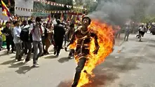 Тибетски монах се самозапали в знак на протест срещу Китай