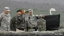 Обама посети напрегнатата граница между Южна и Северна Корея