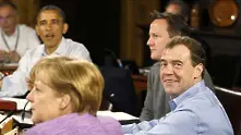 Лидерите на Г-8 прекъснаха заседание заради Шампионската лига