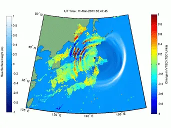 НАСА: Японското земетресение е разтърсило йоносферата