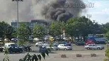 Видео от взрива на летище „Сарафово” се появи в интернет