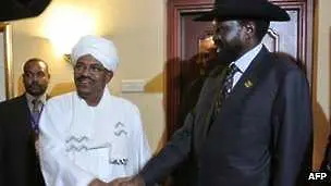 Историческа среща между президентите на Судан и Южен Судан