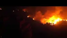 Пожар обхвана испанския курорт Марбея