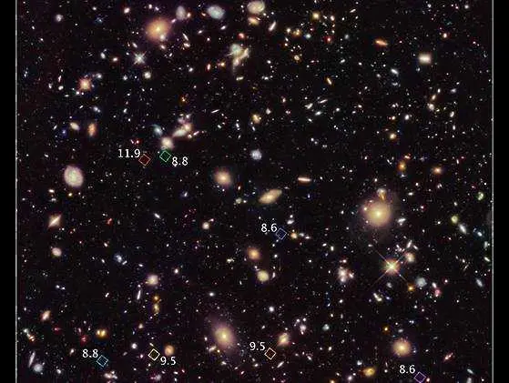 Хъбъл откри седемте най-древни галактики