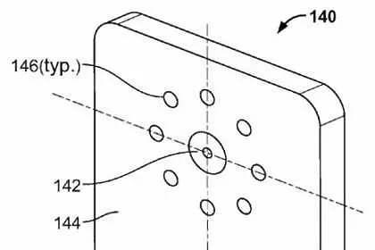 Google патентова смартфон с 8 светкавици