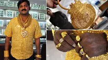 Индиец сбъдна мечтата си – купи си златна риза