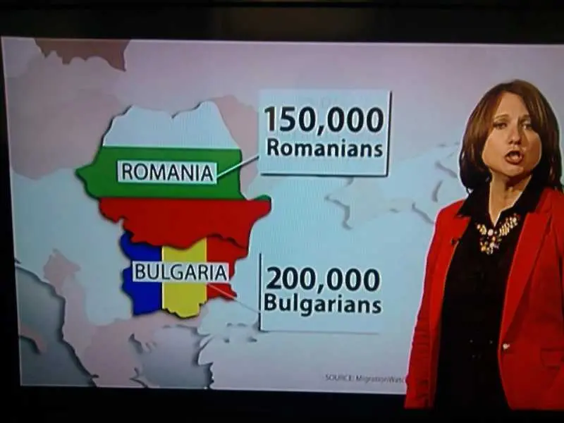 Би Би Си обърка българското знаме с румънското   