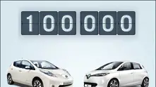  Renault-Nissan продаде 100-хилядния си електромобил