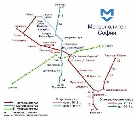 Строят ударно третия лъч на метрото, ще стига до Перник