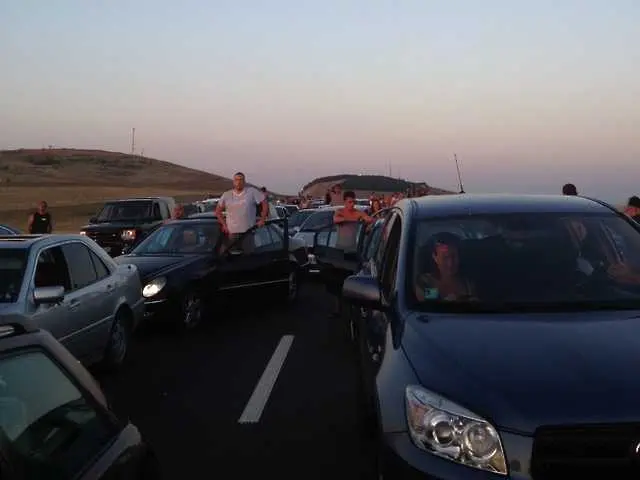 Огромно задръстване на автомагистрала „Тракия”