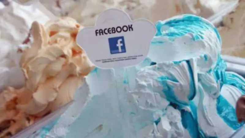 Съществува сладолед с вкус на Facebook!