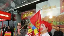 McDonald's стачкува