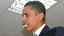 Обама призна, че не пуши, защото се бои от жена си