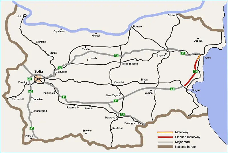 Строежът на автомагистрала „Черно море“ ще стартира най-рано след две години