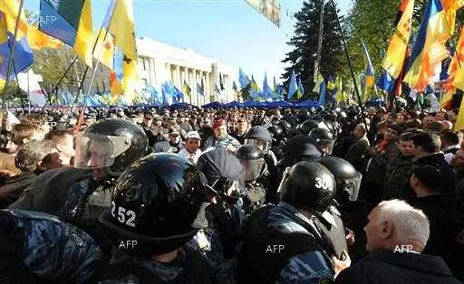 Тежки сблъсъци в Киев