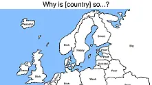 Европейските държави с една дума според американския Google