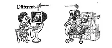 3D видеотелефони и пазаруващи роботи в реклама от 1968 г. 