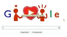 Google с интерактивно лого, което изпраща виртуални шоколадчета