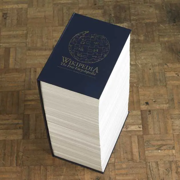 Ще отпечатат Wikipedia в 1000 тома