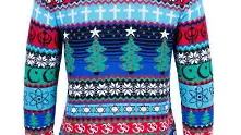 Мултирелигиозен пуловер - предложение за коледен подарък във Великобритания