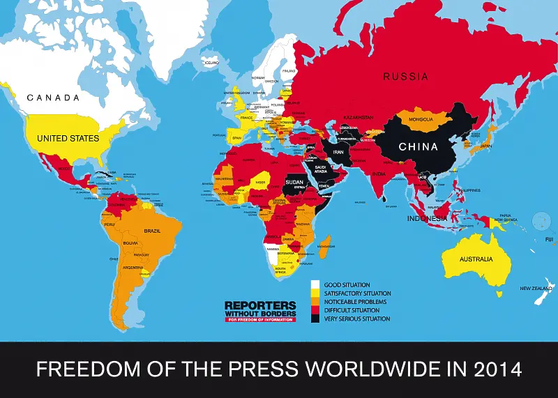 Нигер и Хаити с по-висока свобода на словото от България