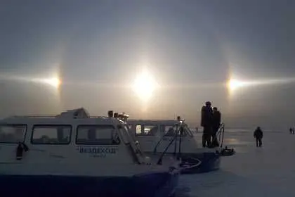 Три слънца изгряха над Челябинск