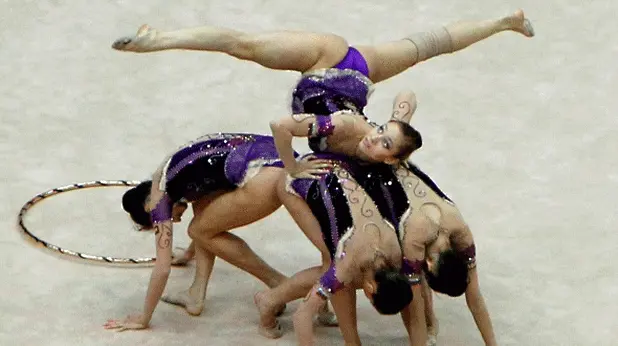 Българският ансамбъл в пълен състав за Световната купа по художествена гимнастика