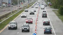 Кошмарно задръстване на изхода на София за магистрала Тракия