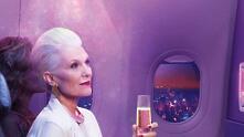 Майката на Елън Мъск в реклама на Virgin America