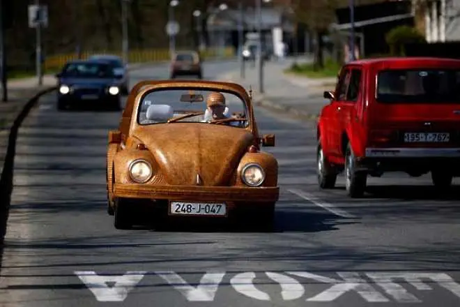 Фотогалерия: Дървеният Volkswagen
