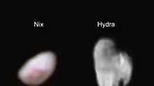 New Horizons засне мистериозни петна на Никта и Хидра