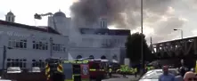 Пожар гори в най-голямата джамия в Западна Европа