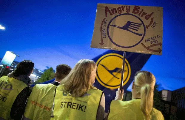 Lufthansa отменя 290 полета заради стачката